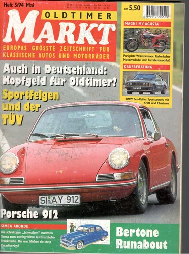 Oldtimer markt heft 1994 - oldtimer-,