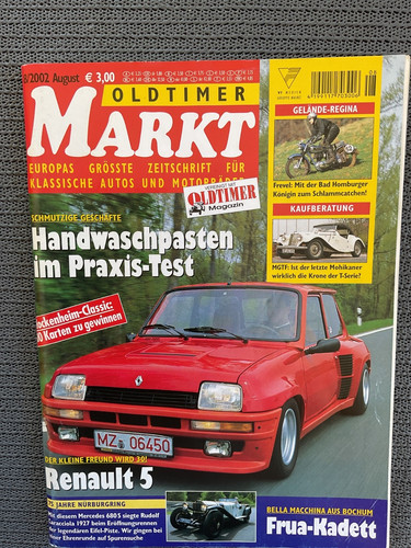 Oldtimer markt 2002 mit - 8/2002,