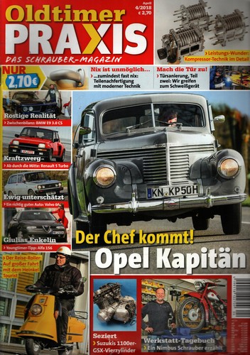 Zeitschrift oldtimer praxis 4 - oldtimer,