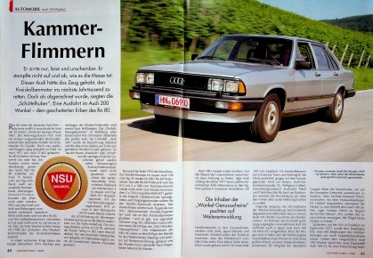 Oldtimer markt 2893 audi 200 - oldtimer,
