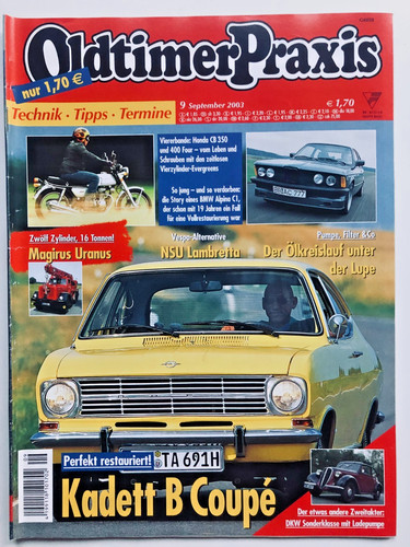 Oldtimer praxis zeitschrift - oldtimer,