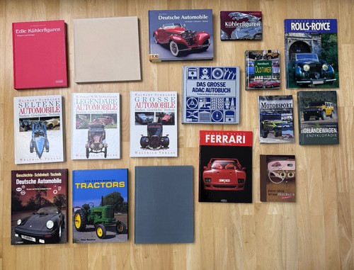 17x auto bücher sammlung - bücher,