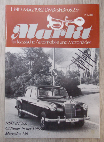 Oldtimer markt märz 1982 - oldtimer,