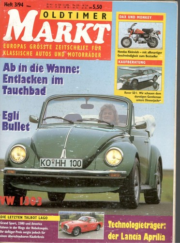 Oldtimer markt heft 1994 - heft, 03/1994