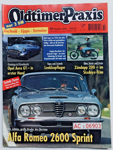 Oldtimer praxis zeitschrift - oldtimer,