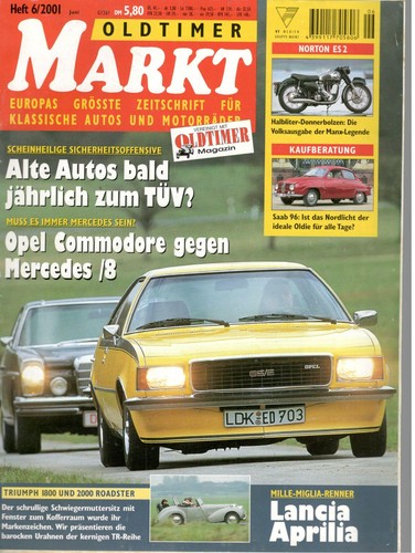 Oldtimer markt heft 2001 - oldtimer-,