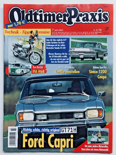 Oldtimer praxis zeitschrift - praxis,