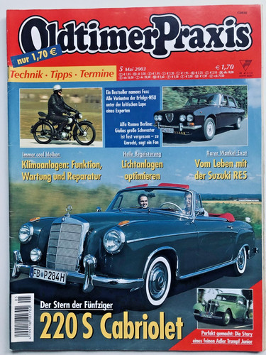 Oldtimer praxis zeitschrift - praxis,