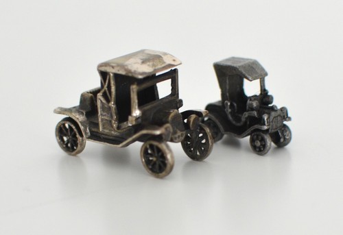 Miniatur oldtimer metall - 2x,