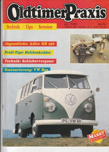 Oldtimer praxis 1991 - praxis, 07/1991