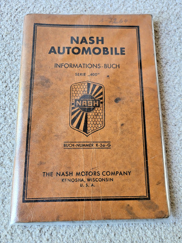 Nash automobile 400 handbuch - nash,