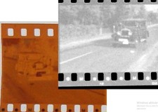 Negativ: Oldtimer Auto Austin