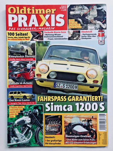 Oldtimer praxis zeitschrift - oldtimer,
