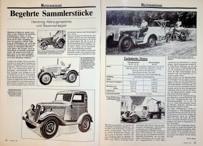 Oldtimer markt 1359 hanomag - markt,