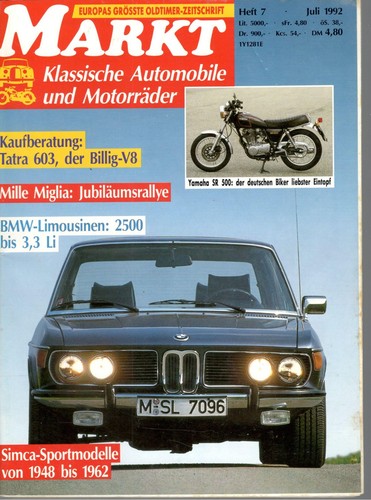 Oldtimer markt heft - markt,