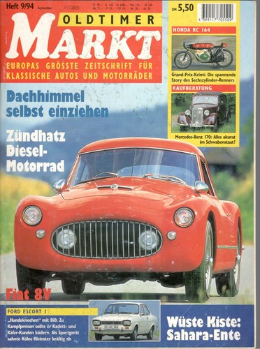 Oldtimer markt heft 1994 - oldtimer-,