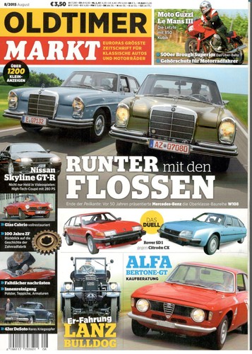 Oldtimer markt heft 2015 - oldtimer-,