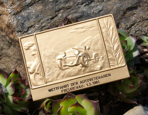 Oldtimer auto kühlerplakette - auto,