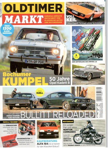 Oldtimer markt heft 2015 - markt, 05/2015