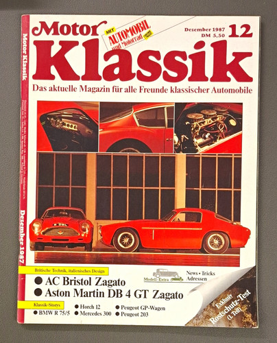Motor klassik 1987 bmw - motor, 12/1987,