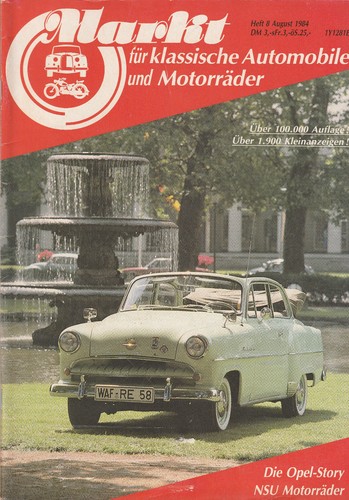 Oldtimer markt 1984 - oldtimer,