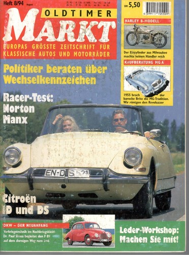 Oldtimer markt heft 1994 - markt,