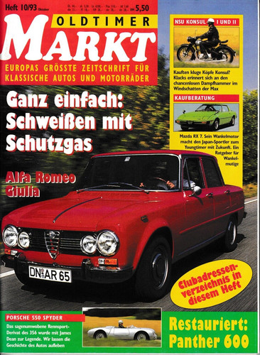 Oldtimer markt heft oktober - markt,