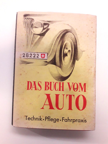 Das buch vom auto 1937 - buch,