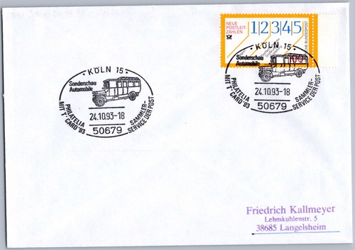 Sonderstempel köln 1993 - sonderstempel,