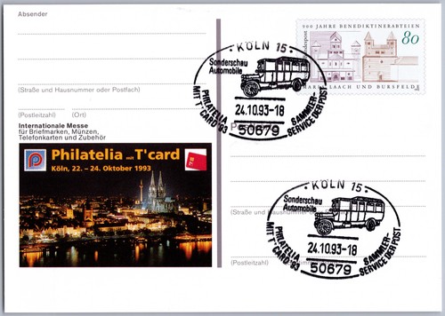 Sonderstempel köln 1993 - köln,